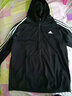 阿迪达斯 （adidas）羽绒服男装 25冬季新款运动服健身休闲连帽防风保暖时尚羽绒外套 黑色连帽/三条纹/绒子含量80%/主推 2XL 实拍图