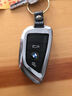 迪加伦 适用于宝马汽车钥匙包 新宝马5系7系 X5 X6 X1 2系 3系 x3钥匙壳套钥匙扣 B款-月光银(刀锋款) 宝马专用钥匙包 改装 实拍图