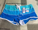 璐斯凯（LUSiKAi） 泳裤男士泳衣游泳裤男平角温泉裤大码 渐变蓝 401 L（建议115斤-140斤） 实拍图