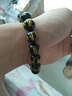 朱梦缘配证书黑曜石貔貅手链女男士款天然水晶手串送男生马年本命年礼物 A款六字真言貔貅-12mm男女适用款 实拍图