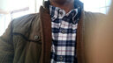 第五季（SmartFive）商务休闲格子衬衫男装加厚保暖法兰绒磨毛男士衬衫长袖修身衬衣 蓝白格SFL5U254 40 (体重参考66-70kg) 实拍图