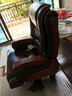 纽麦 老板椅 真皮电脑椅 按摩可躺皮质办公座椅子家用书房 总裁大班椅 精选牛皮+搁脚+按摩 实拍图