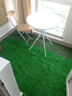 夕音 地毯塑料假草皮人造仿真草坪幼儿园人工假草坪室内飘窗阳台地毯 翠绿色10mm 加密 实拍图