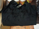 秋冬加绒加厚美体保暖背心 蕾丝打底内衣 塑身紧身背心 黑色 XXL（95-115斤） 实拍图