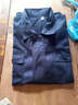 冠诺达（GUANNUODA） 全棉工作服套装男焊工春秋长袖工程服 电焊服防烫 汽修工程服劳 纯棉宝蓝色套装 4XL (190) 实拍图