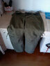 奕久久新款休闲裤男棉质多口袋宽松大码裤工装长裤男裤子 军黄 L(适合腰2尺55-2尺6) 实拍图