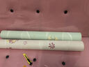 菲客 【有工具】加厚带胶墙纸贴纸自粘防水卧室客厅宿舍寝室PVC背景纸贴画衣柜翻新贴书桌面贴纸防水可擦 蚕丝豆绿色 60厘米宽X1米长 实拍图