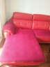 超之源皮沙发专用防滑垫冬季真皮沙发垫高档坐垫皮沙发保护套罩四季通用 舒适透气-红 特殊尺寸定做专拍 实拍图