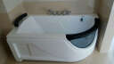 WOMA瑝玛（WOMA）浴缸简易小户型家用成人浴池按摩成人亚克力浴缸独立 空缸（无需安装）右裙 约1.5m 实拍图