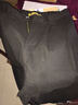 稻草人日系男士短裤7分直筒裤哈伦裤薄款休闲裤大码宽松七分裤潮 黑色 M 实拍图