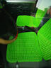 那卡汽车塑料坐垫通用透气轿车通风面包车大小客车货车办公室座垫夏季凉垫坐椅垫通用透气 绿色不带腰靠(单座) 实拍图