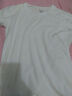 元本 新疆棉纯色短袖t恤 夏修身打底衫休闲半袖潮流圆领白色体恤 白色圆领 S 170/92A 实拍图