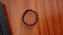 冰珂晶石 5A酒红石榴石手链 天然水晶手串女款生日礼物情侣女单圈紫牙乌 6mm 实拍图