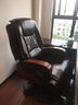 纽麦 老板椅 真皮电脑椅 按摩可躺皮质办公座椅子家用书房 总裁大班椅 精选牛皮+搁脚(颜色备注) 实拍图