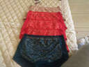 【5条盒装】完美情侣女士棉质性感中腰蕾丝内裤 收腹提臀女式三角裤 E款大红+浅豆沙+酒红+黑色+中啡 均码(1尺8-2尺5) 实拍图