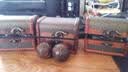 旋龙核桃球 手球老人健身球中老年按摩球木球手转核桃实心 沉香木 吉祥如意(只有球) 实拍图
