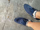 易帝（YIDI）男鞋 低帮运动休闲鞋透气帆布鞋 反绒板鞋男士户外平底开车鞋 HY217 蓝色 40 实拍图