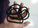 芯奢韩版时尚实木质手串男佛珠男手链配饰品情侣手链时尚潮流男款手链 黑+216颗 实拍图