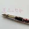 TWSBI 三文堂钢笔 钻石580/ECO透明杆钢笔  活塞上墨式钢笔 学生练字钢笔 钻石580AL(透明色) EF头(约0.38mm) 实拍图