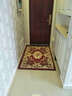 万腾 欧式剪花长条地毯卧室床边毯长方形家用过道走廊地毯门口进门入户玄关门厅地毯厨房加厚满铺阳台飘窗毯 1252R 1000*1500mm 实拍图
