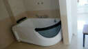 WOMA瑝玛（WOMA）浴缸简易小户型家用成人浴池按摩成人亚克力浴缸独立 空缸（无需安装）右裙 约1.5m 实拍图