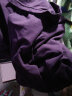 朵彩男士v领莫代尔秋衣秋裤套装薄款纯色基础内衣男木代尔套装 DX6698紫色 XXXL 实拍图