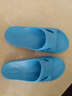 足间舞 韩版拖鞋 夏季居家情侣 凉拖鞋 浴室防滑拖鞋女夏天男士情侣拖鞋地板拖鞋 洗澡软底 1913 天蓝色 36 实拍图