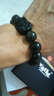 可塘明珠 配珠宝鉴定证书 天然彩虹眼黑曜石手链男女士八大守护神本命佛手串本命年手链 14MM-属牛虎虚空藏菩萨 实拍图