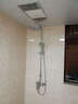 摩恩（MOEN） 淋浴花洒套装卫浴淋浴增压喷头铜体冷热水龙头花洒套装12333EC 90108水呼吸不锈钢顶喷+3功能手持淋浴套装 实拍图