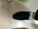 易帝（YIDI）男鞋 男士休闲鞋 纯色低帮舒适百搭透气帆布鞋板鞋 D8051 黑色 43 实拍图