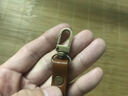 布朗克 手包用手腕绳手指绳钥匙扣锁匙扣汽车钥匙扣真头层牛皮男女Y121 短-黄啡 实拍图