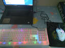 雷迪凯（LDK.al） 悬浮七彩背光键盘笔记本台式通用USB机械手感有线键鼠电竞游戏防水键盘鼠标套装 悬浮彩虹键盘黑+有声机械鼠标宏定义版 实拍图