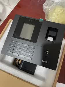 得力考勤机 指纹打卡机 免软件免网络 三步简单设置 自动生成报表 U盘导报表 1