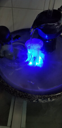 不错，还带喷水的，就是有时喷量太大了。雾化效果得等水流到中心的敞口位置下，才有效