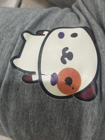 这个标识有个裂纹，质量缺陷，望给予处理，谢谢