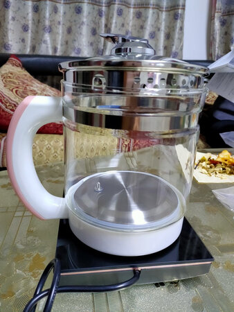 外观还可以，就是感觉有点薄，款式不是那么大气，我买错了，这个没有过滤，关键送给家里人的，也不好拿走换，特郁闷……
