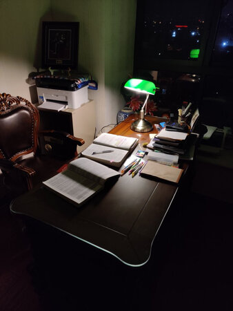 首先我觉得很棒，如果光源是黄色柔光感觉会好很多。
被我妈说成我像是在搞地下党，发情报的一样?
不管她欧式古典风格配这个我觉得ok，自己开心就好