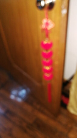 将小灯笼串起来，还是很漂亮的。