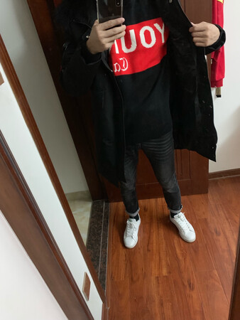174cm，55kg，M码，稍微宽松.蛮好看的，不过能修身些会更好