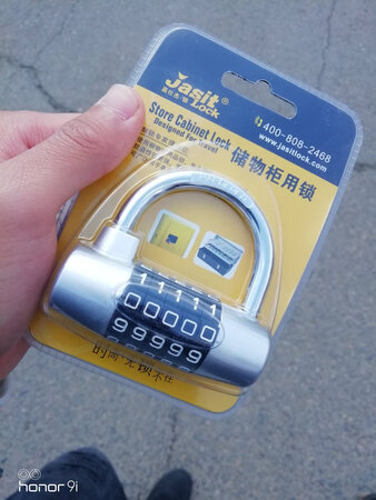 这锁比我想象中的大，有安全感，??