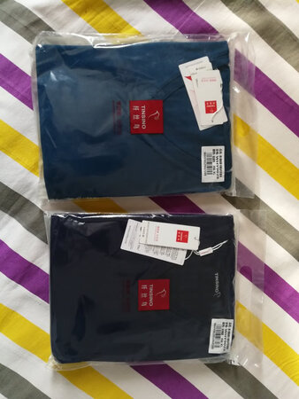 秋衣秋裤套装收到了，还没试，看着很满意！
