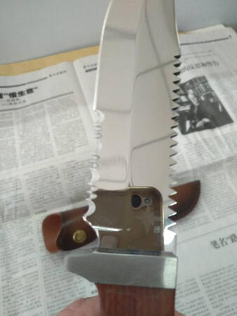 快递迅速，服务态度好。货品方便携带，锋利度不错，这个价位性价比较高，老顾客了已买了多把，总体感觉店家的产品做工还是比较用心的。