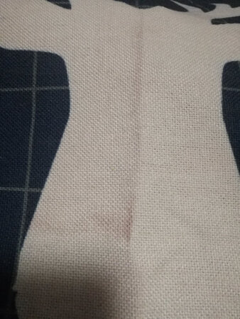 图案白色鹿头部分很脏虽然觉得能应该能洗掉但还是觉得商家把这样的脏商品发出来太不负责了，但愿能洗掉吧