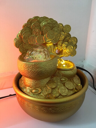 实物超美的，喜欢?，金色招财，卖家应该多送几个小元宝，哈哈，我招财了卖家也一样财多多