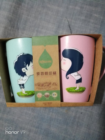 牙杯很好看，没损伤，很好，等用后追评，五分！