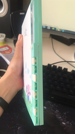 瑕疵，质量太差，如图所示。