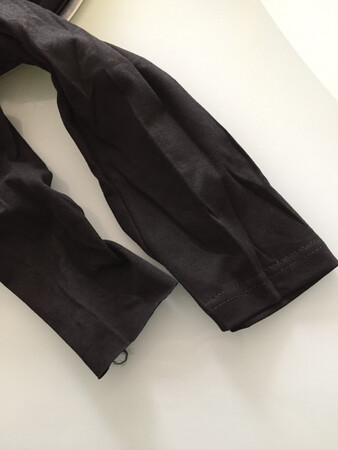 这衣服这么穿一个?子长一个?孑短叫我这么穿……