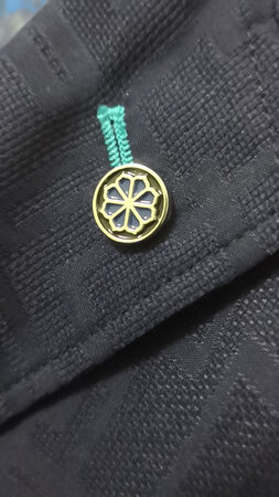 非常精致的胸针，让西服档次提升了不少，有其他款式再入一些