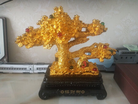 朋友搬新家送的礼物，比想象中的大一些，整体包装，款式和寓意也很好，图个吉利。总体满意