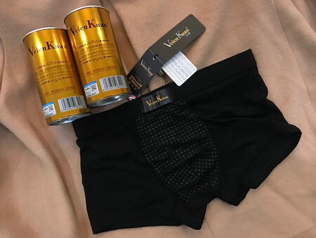 内裤收到了，包装完好，面料很舒服，磁石效果不错，是正品！穿一段时间再来追评
